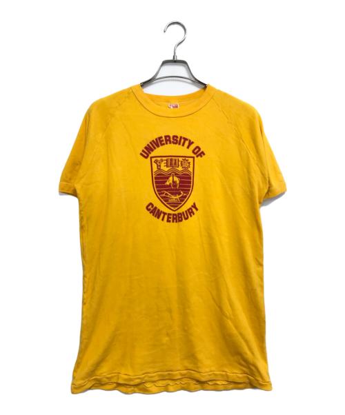 Hanes（ヘインズ）Hanes (ヘインズ) ラグランTシャツ イエロー サイズ:表記なしの古着・服飾アイテム