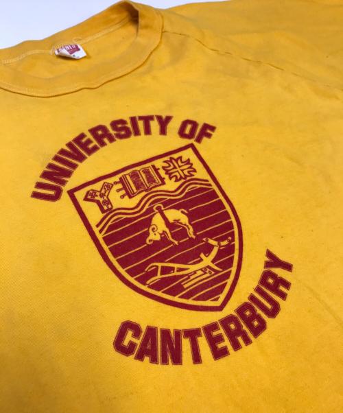 Hanes（ヘインズ）Hanes (ヘインズ) ラグランTシャツ イエロー サイズ:表記なしの古着・服飾アイテム