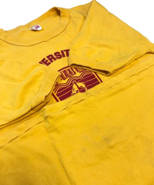 Hanes（ヘインズ）Hanes (ヘインズ) ラグランTシャツ イエロー サイズ:表記なしの古着・服飾アイテム