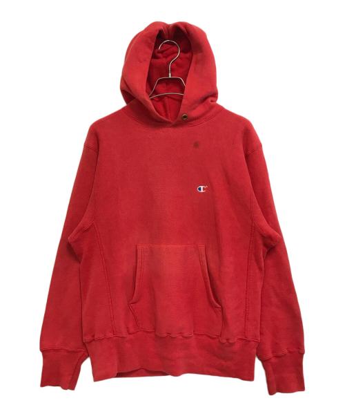 Champion（チャンピオン）Champion (チャンピオン) リバースウィーブパーカー レッド サイズ:Mの古着・服飾アイテム
