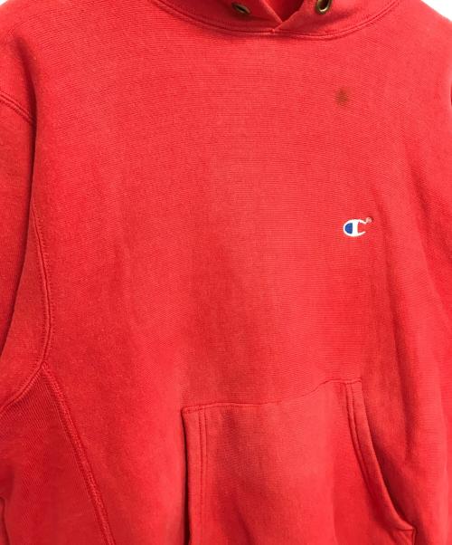 Champion（チャンピオン）Champion (チャンピオン) リバースウィーブパーカー レッド サイズ:Mの古着・服飾アイテム