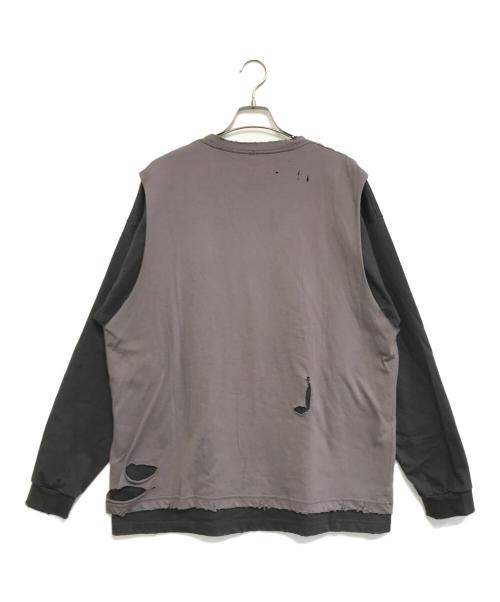 myne（マイン）myne (マイン) Tシャツ グレー サイズ:Lの古着・服飾アイテム