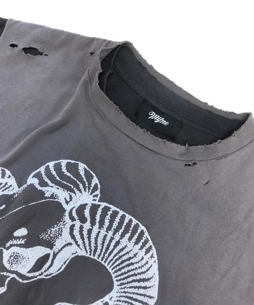 myne（マイン）myne (マイン) Tシャツ グレー サイズ:Lの古着・服飾アイテム