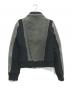 DIESEL (ディーゼル) レザー切替ジャケット グレー サイズ:S：18000円