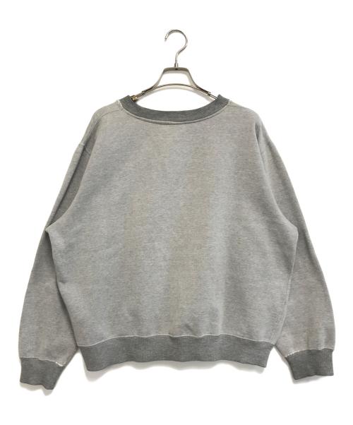 stussy（ステューシー）stussy (ステューシー) 2トーンプリントロゴスウェット グレー サイズ:Mの古着・服飾アイテム