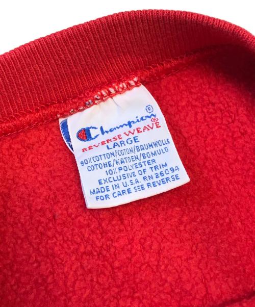 Champion（チャンピオン）Champion (チャンピオン) リバースウィーブスウェット レッド サイズ:Lの古着・服飾アイテム