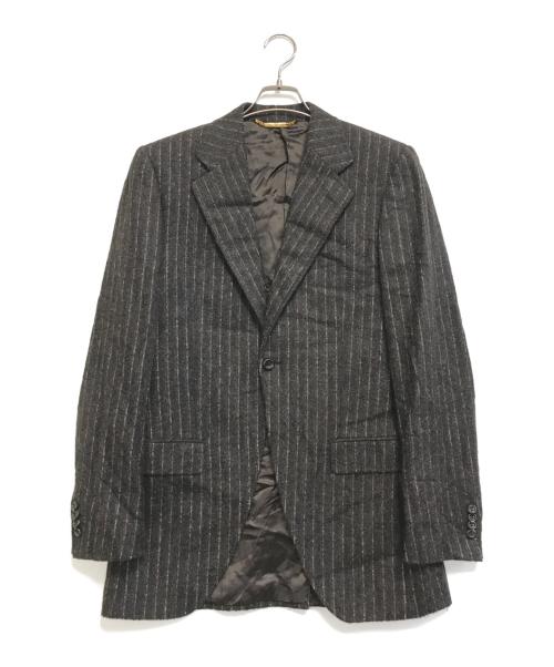 DOLCE & GABBANA（ドルチェ＆ガッバーナ）DOLCE & GABBANA (ドルチェ＆ガッバーナ) テーラードジャケット ブラウン サイズ:46の古着・服飾アイテム