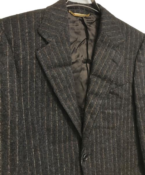 DOLCE & GABBANA（ドルチェ＆ガッバーナ）DOLCE & GABBANA (ドルチェ＆ガッバーナ) テーラードジャケット ブラウン サイズ:46の古着・服飾アイテム