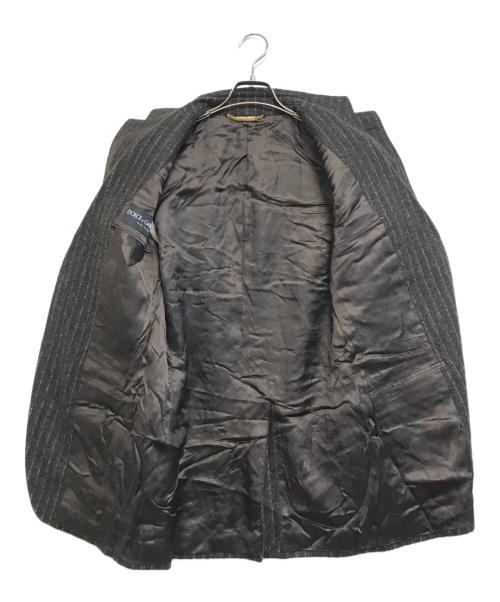 DOLCE & GABBANA（ドルチェ＆ガッバーナ）DOLCE & GABBANA (ドルチェ＆ガッバーナ) テーラードジャケット ブラウン サイズ:46の古着・服飾アイテム