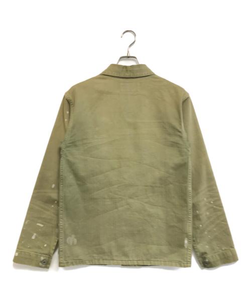 Denim & Supply Ralph Lauren（デニム＆サプライ ラルフローレン）Denim & Supply Ralph Lauren (デニム＆サプライ ラルフローレン) ヴィンテージ加工HBTジャケット カーキ サイズ:XSの古着・服飾アイテム