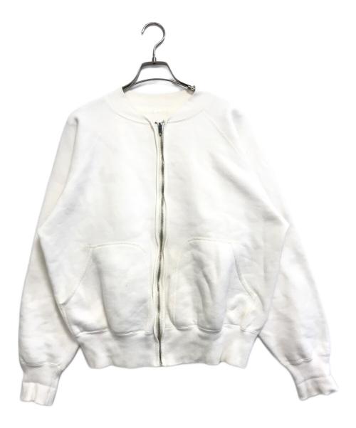 VINTAGE（ヴィンテージ）VINTAGE (ヴィンテージ) ラグランジップスウェット ホワイト サイズ:表記なしの古着・服飾アイテム