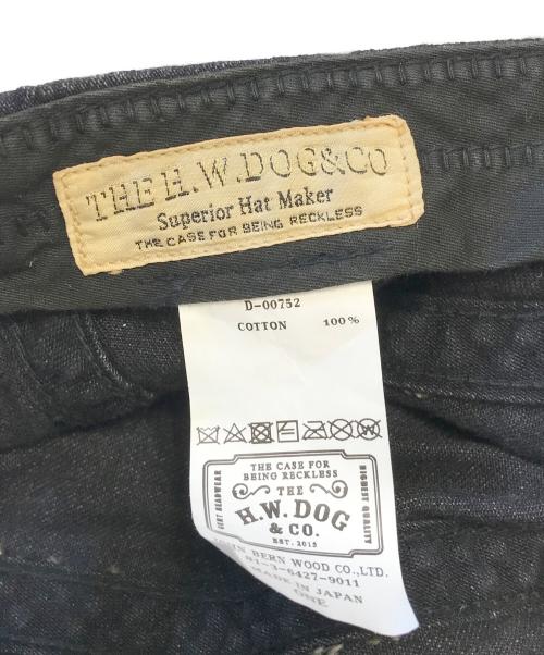 THE H.W.DOG&CO.（エイチダブリュードッグアンドコー）THE H.W.DOG&CO. (エイチダブリュードッグアンドコー) WASH DENIM JET CAPの古着・服飾アイテム
