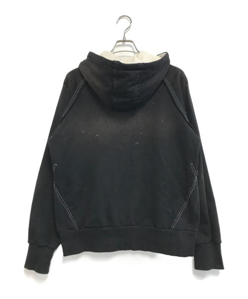 FAF（エフエーエフ）FAF (エフエイエフ) AGED ZIP UP HOODIE ブラック サイズ:1の古着・服飾アイテム