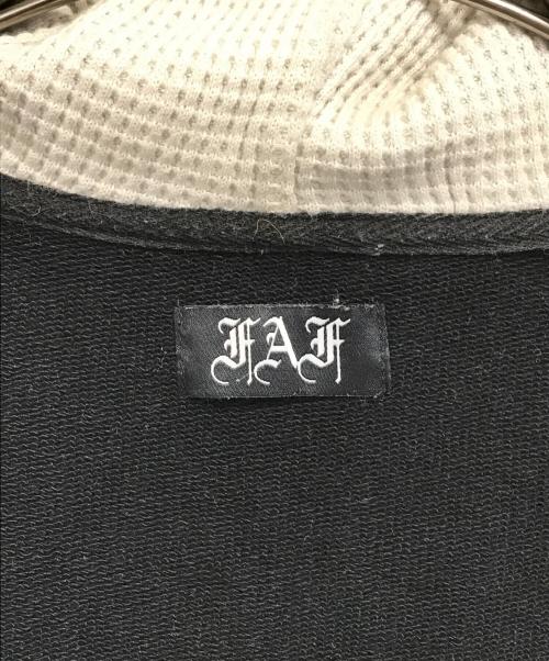 FAF（エフエーエフ）FAF (エフエイエフ) AGED ZIP UP HOODIE ブラック サイズ:1の古着・服飾アイテム