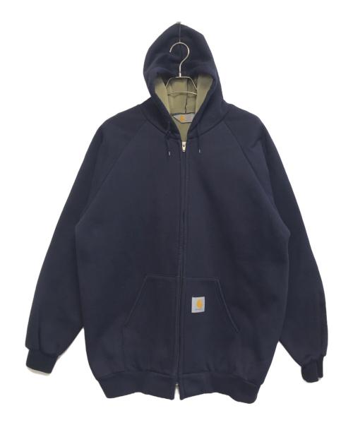 CarHartt（カーハート）CarHartt (カーハート) ボンディングジップパーカー ネイビー サイズ:XLの古着・服飾アイテム
