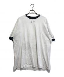 オールドスポーツTシャツ（オールドスポーツｔシャツ）の古着「NIKE センタースウォッシュリンガーTシャツ」｜ホワイト