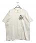 delta（デルタ）の古着「両面プリントアートTシャツ」｜アイボリー