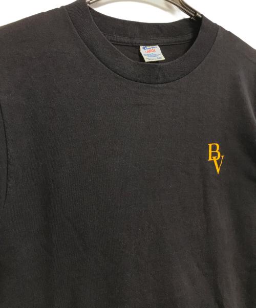 Champion（チャンピオン）Champion (チャンピオン) プリントTシャツ ブラック サイズ:Lの古着・服飾アイテム