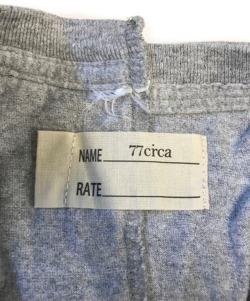 77circa（ナナナナサーカ）77circa (ナナナナサーカ) 再構築ノースリーブカットソー グレー サイズ:Freeの古着・服飾アイテム