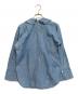 JUNYA WATANABE COMME des GARCONS ((ジュンヤワタナベ コムデギャルソン) 丸襟シャンブレーブラウス ブルー サイズ:SS：15000円