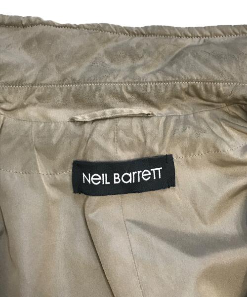 NEIL BARRETT（ニールバレット）NEIL BARRETT (ニールバレット) デザインジップブルゾン ベージュ サイズ:Sの古着・服飾アイテム