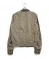 NEIL BARRETT (ニールバレット) デザインジップブルゾン ベージュ サイズ:S：13000円