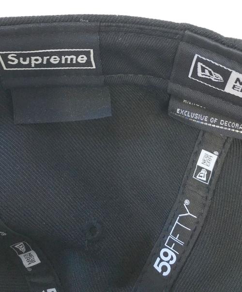 New Era（ニューエラ）New Era (ニューエラ) SUPREME (シュプリーム) S LOGO CAP ブラック サイズ:7 5/8の古着・服飾アイテム