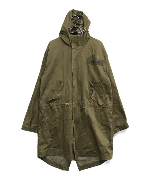 adidas（アディダス）adidas (アディダス) モッズコート カーキ サイズ:Mの古着・服飾アイテム
