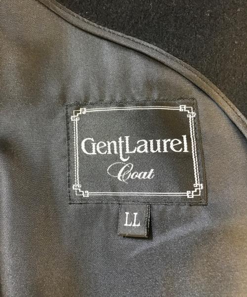 gentlaurel（ジェントローレル）gentlaurel (ジェントローレル) カシミヤチェスターコート ブラック サイズ:LLの古着・服飾アイテム