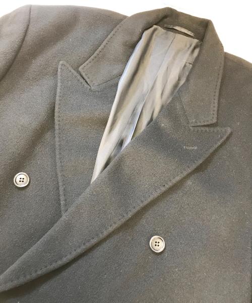 gentlaurel（ジェントローレル）gentlaurel (ジェントローレル) カシミヤチェスターコート ブラック サイズ:LLの古着・服飾アイテム