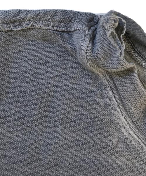 STONE ISLAND（ストーンアイランド）STONE ISLAND (ストーンアイランド) ダメージ加工長袖カットソー グレー サイズ:XXLの古着・服飾アイテム