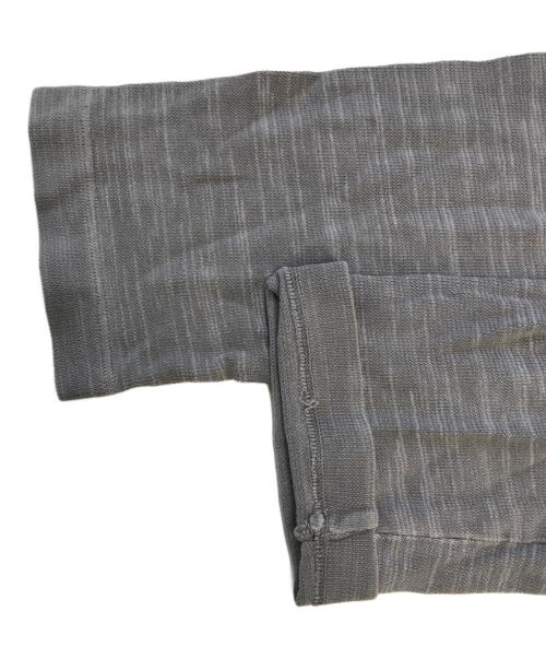 STONE ISLAND（ストーンアイランド）STONE ISLAND (ストーンアイランド) ダメージ加工長袖カットソー グレー サイズ:XXLの古着・服飾アイテム