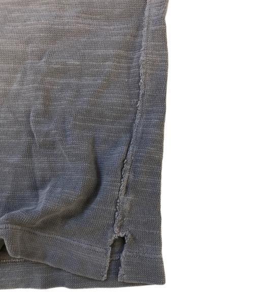 STONE ISLAND（ストーンアイランド）STONE ISLAND (ストーンアイランド) ダメージ加工長袖カットソー グレー サイズ:XXLの古着・服飾アイテム