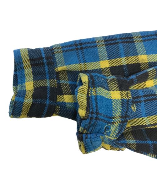 big mac（ビッグマック）big mac (ビッグマック) 70’sチェックネルシャツ ブルー サイズ:Lの古着・服飾アイテム