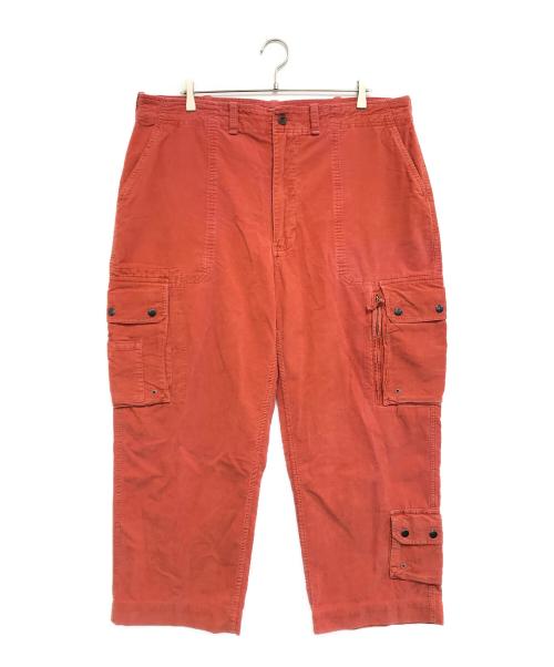 POLO RALPH LAUREN（ポロ・ラルフローレン）POLO RALPH LAUREN (ポロ・ラルフローレン) コーデュロカーゴイパンツ オレンジ サイズ:40/32の古着・服飾アイテム