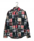 POLO RALPH LAURENポロ・ラルフローレン）の古着「パッチワークシャツ」｜マルチカラー