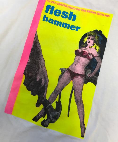 ムービープロモーションTシャツ（ムービープロモーションTシャツ）ムービープロモーションTシャツ (ムービープロモーションTシャツ) 90s flesh hammer(フレッシュハマー) ムービープロモーションTシャツ ホワイト サイズ:XLの古着・服飾アイテム