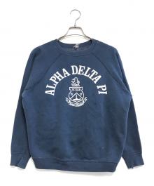 VINTAGE（ヴィンテージ）の古着「ラグランスウェット」｜ネイビー