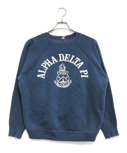 VINTAGE（ヴィンテージ）VINTAGE (ヴィンテージ) ラグランスウェット ネイビー サイズ:表記なしの古着・服飾アイテム