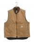 CarHartt（カーハート）の古着「ダックベスト」｜ブラウン