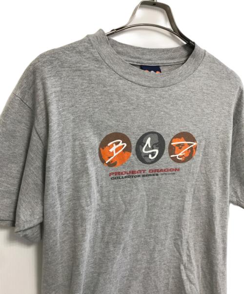 project dragon（プロジェクトドラゴン）project dragon (プロジェクトドラゴン) 半袖Tシャツ グレー サイズ:Mの古着・服飾アイテム