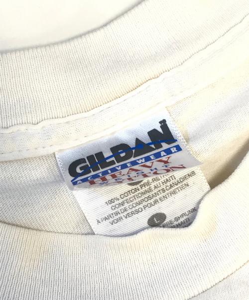 キャラクターTシャツ（キャラクターTシャツ）キャラクターTシャツ (キャラクターTシャツ) Tシャツ ホワイト サイズ:Ｌの古着・服飾アイテム