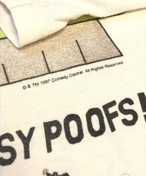 キャラクターTシャツ（キャラクターTシャツ）キャラクターTシャツ (キャラクターTシャツ) Tシャツ ホワイト サイズ:Ｌの古着・服飾アイテム