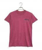 stussyステューシー）の古着「プリントTシャツ」｜レッド