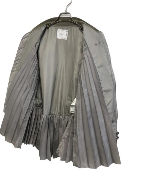 sacai（サカイ）sacai (サカイ) Nylon Twill Blouson グレー サイズ:2の古着・服飾アイテム