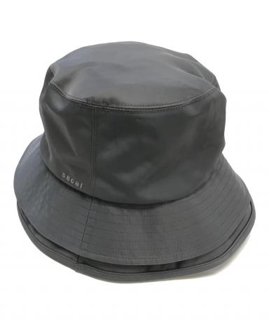 中古・古着通販】sacai (サカイ) NYLON TWILL DOUBLE BRIM HAT グレー
