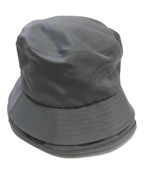 sacai（サカイ）sacai (サカイ) NYLON TWILL DOUBLE BRIM HAT グレー サイズ:1の古着・服飾アイテム