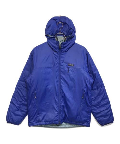 Patagonia（パタゴニア）Patagonia (パタゴニア) マイクロパフフーデッジャケット ブルー サイズ:Sの古着・服飾アイテム