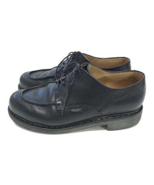 PARABOOT（パラブーツ）PARABOOT (パラブーツ) Uチップシューズ ブラック サイズ:6½の古着・服飾アイテム