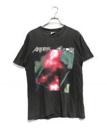 バンドTシャツ（バンドTシャツ）の古着「90s ANTHRAX(アンスラックス) バンドTシャツ」｜ブラック